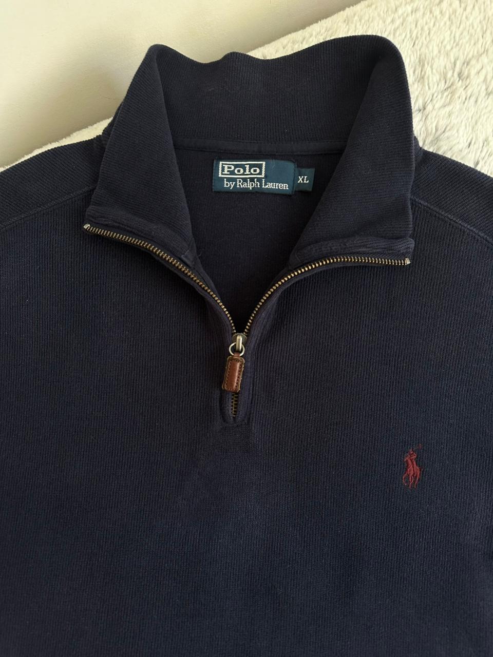 Pull demi zippé RALPH LAUREN Taille XL Spot-Chic