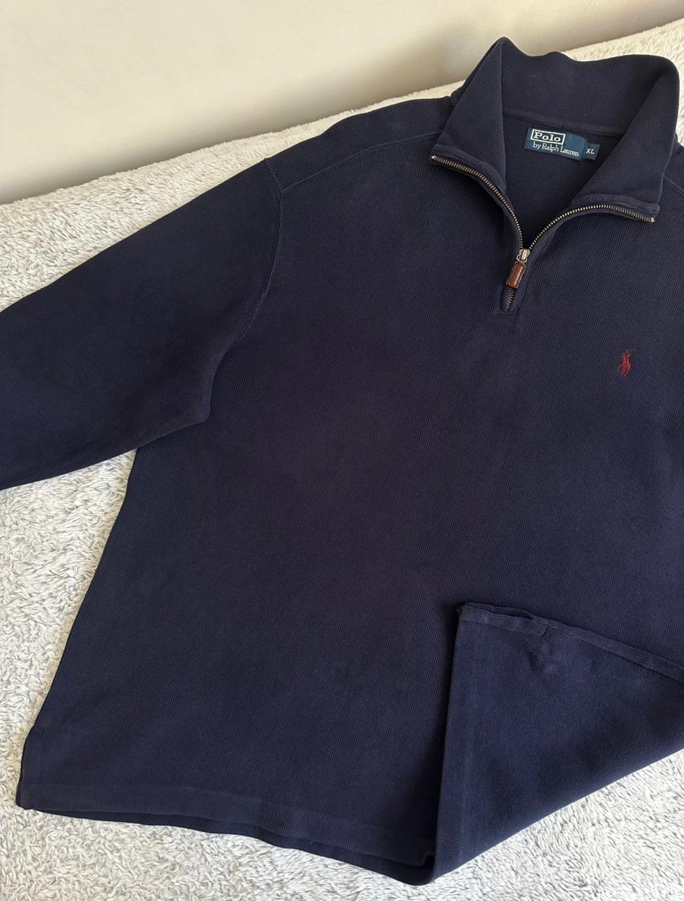 Pull demi zippé RALPH LAUREN Taille XL Spot-Chic
