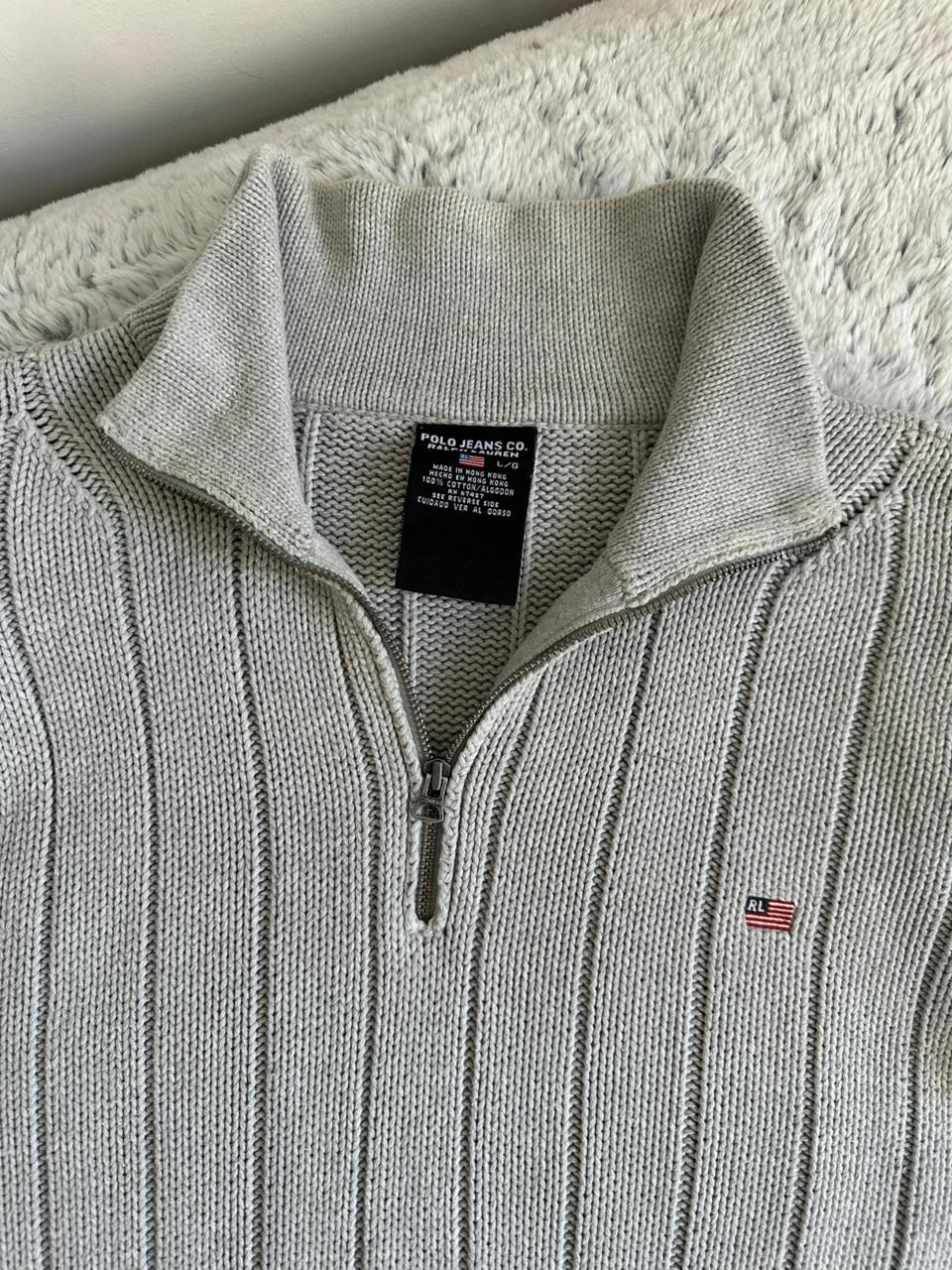 Pull demi zippé RALPH LAUREN Taille L Spot-Chic