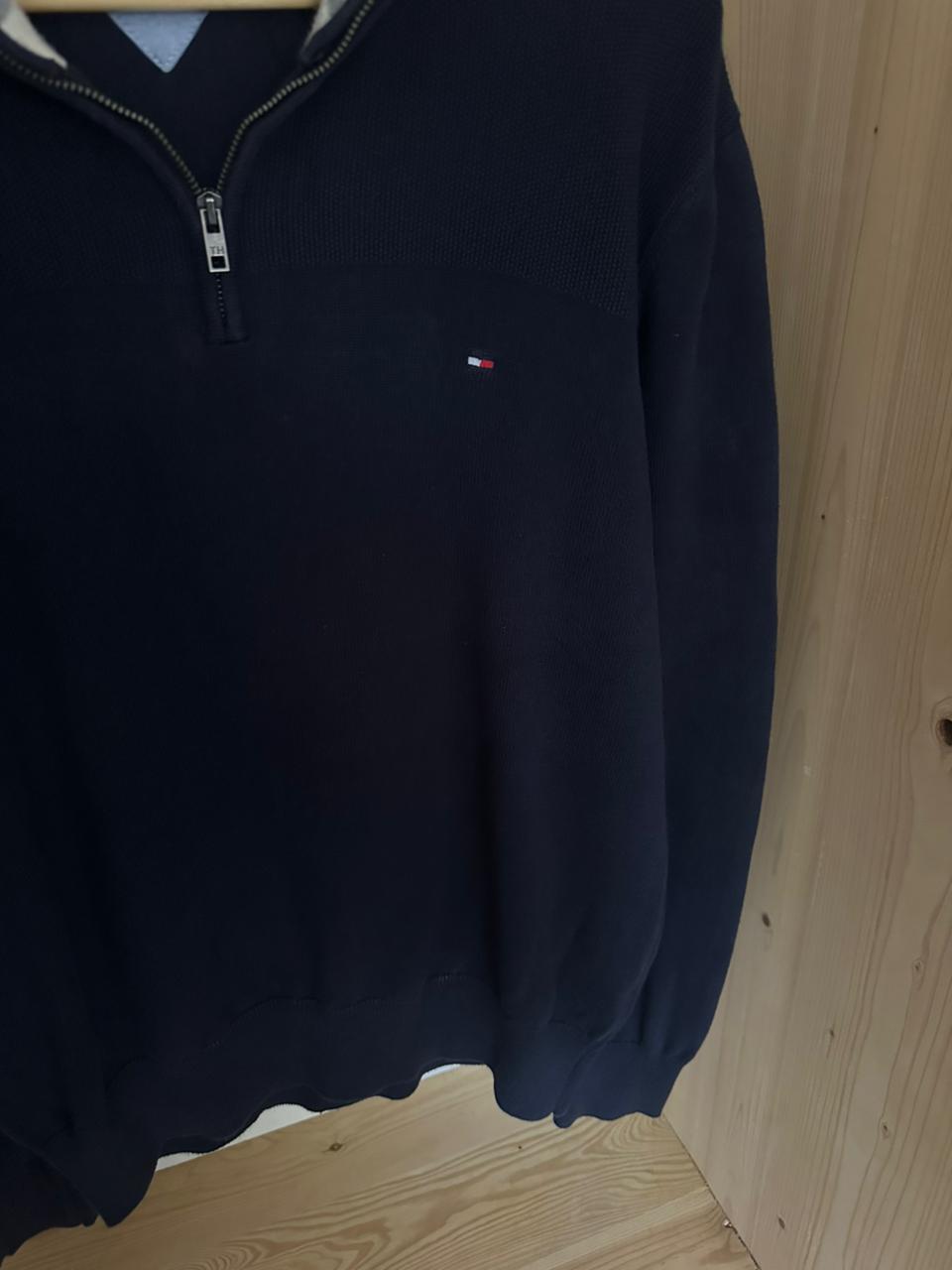 Pull demi zippé TOMMY HILFIGER Taille L Spot-Chic