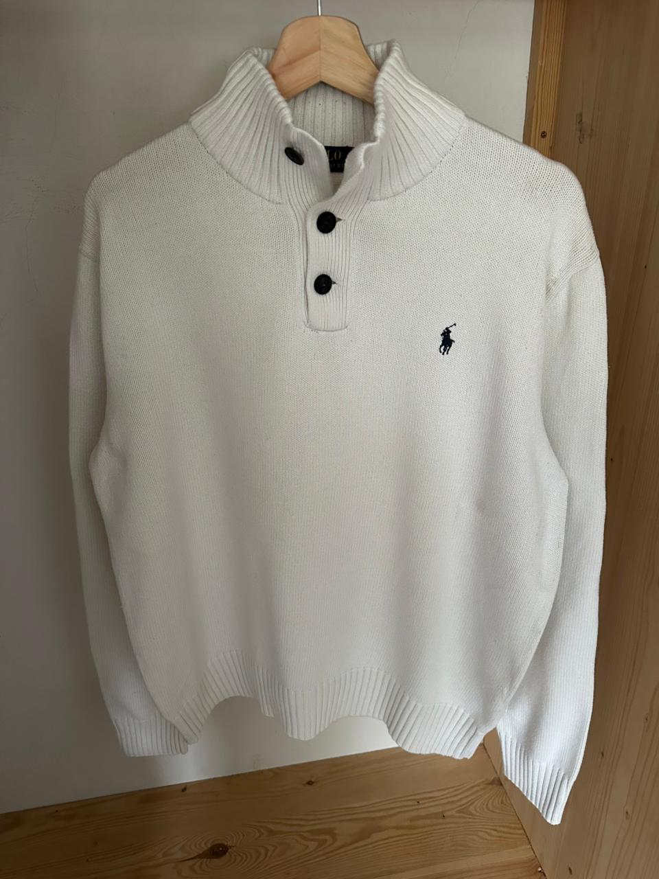 Pull demi boutonné RALPH LAUREN Taille L Spot-Chic