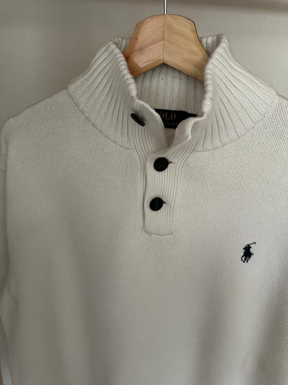 Pull demi boutonné RALPH LAUREN Taille L Spot-Chic