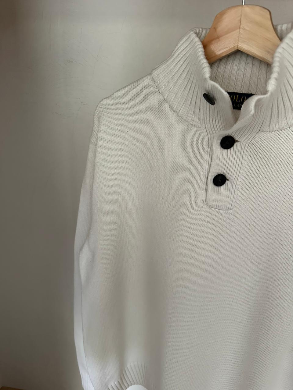 Pull demi boutonné RALPH LAUREN Taille L Spot-Chic