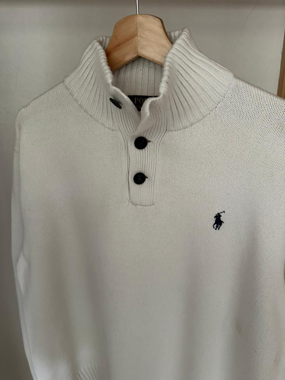 Pull demi boutonné RALPH LAUREN Taille L Spot-Chic