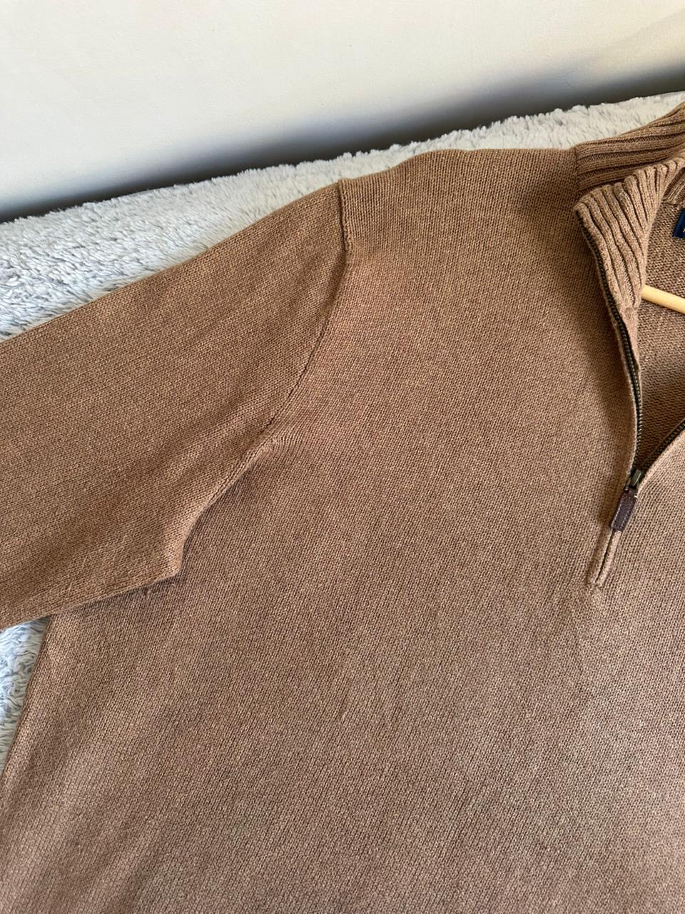 Pull demi zippé RALPH LAUREN Taille XXL Spot-Chic