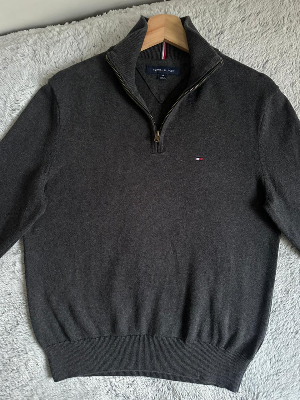Pull demi zippé TOMMY HILFIGER Taille S Spot-Chic