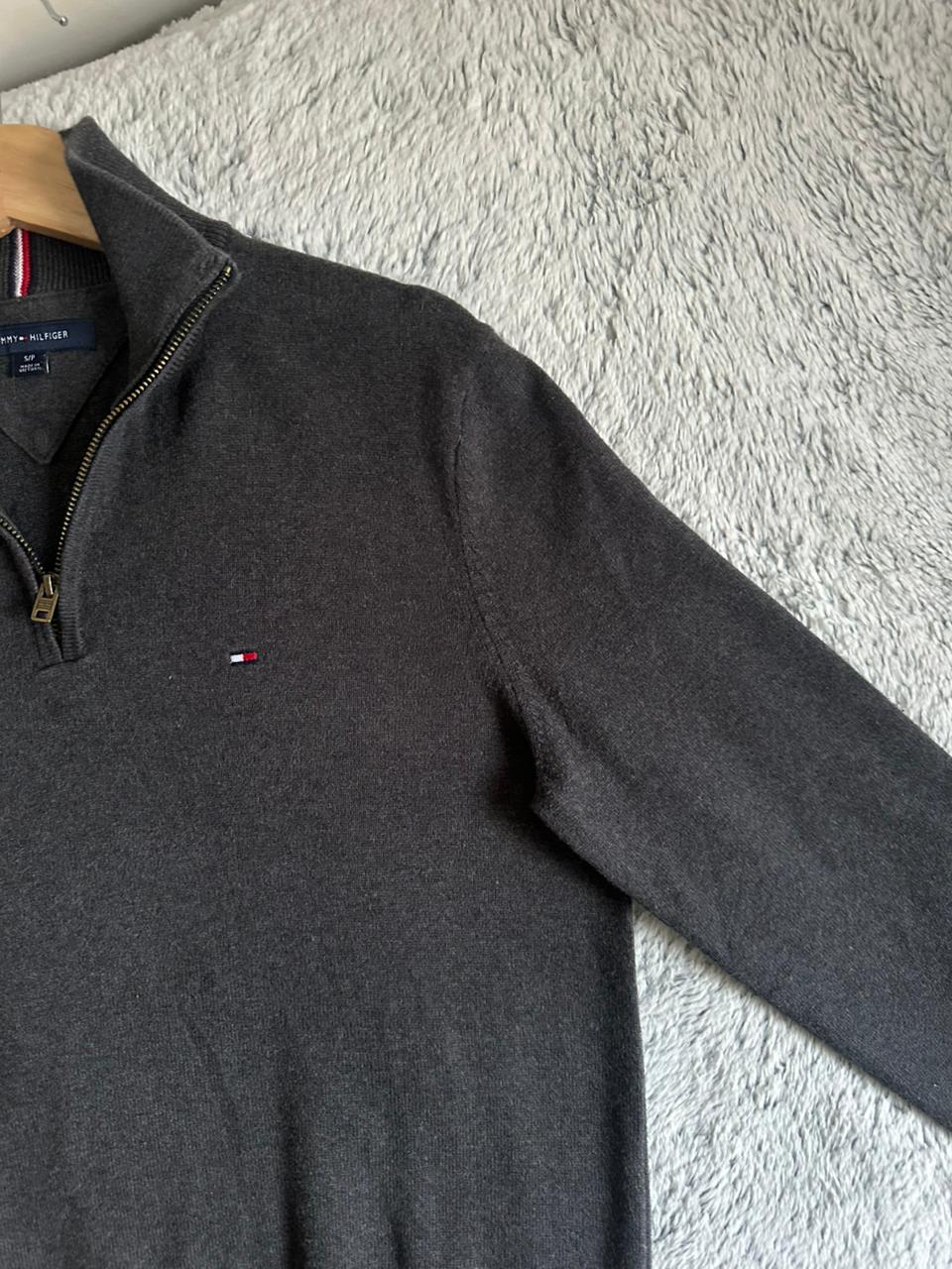 Pull demi zippé TOMMY HILFIGER Taille S Spot-Chic
