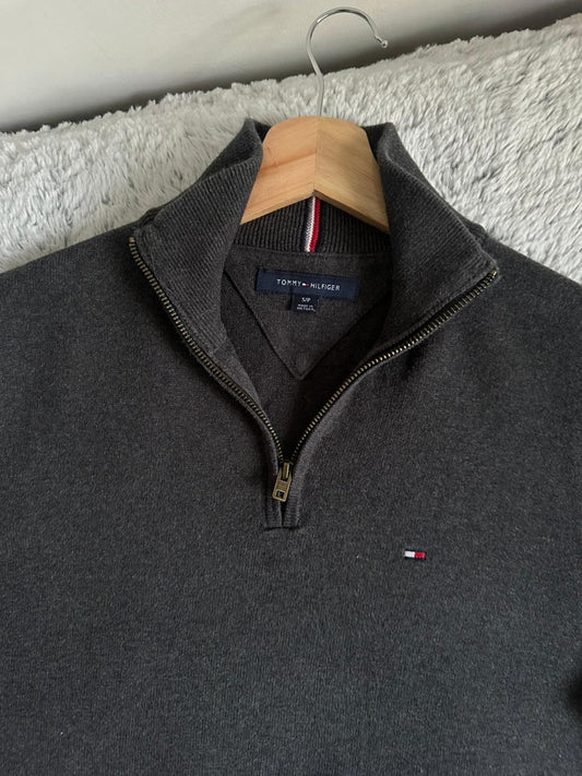Pull demi zippé TOMMY HILFIGER Taille S Spot-Chic