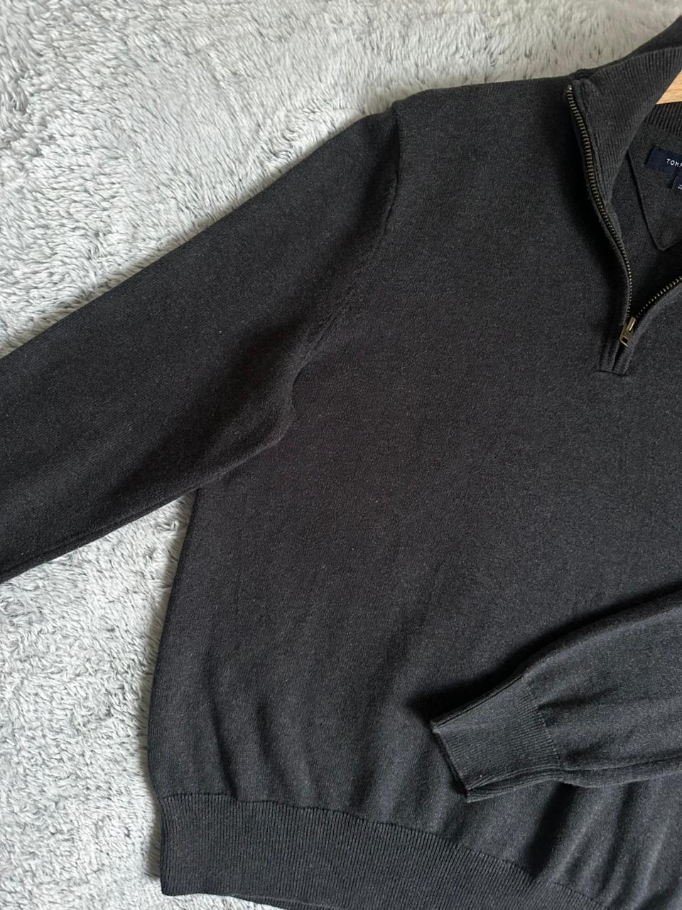 Pull demi zippé TOMMY HILFIGER Taille S Spot-Chic