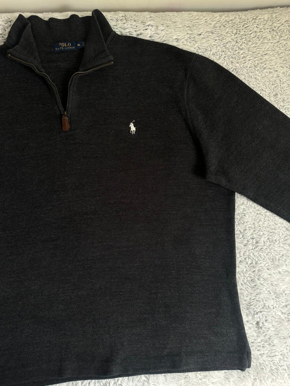 Pull demi zippé RALPH LAUREN Taille XL Spot-Chic