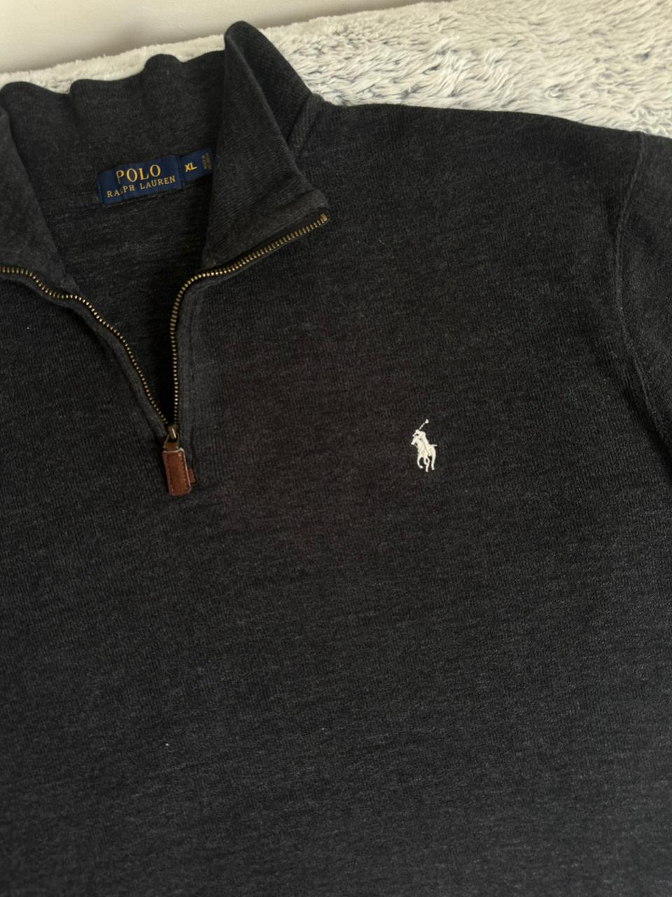 Pull demi zippé RALPH LAUREN Taille XL Spot-Chic