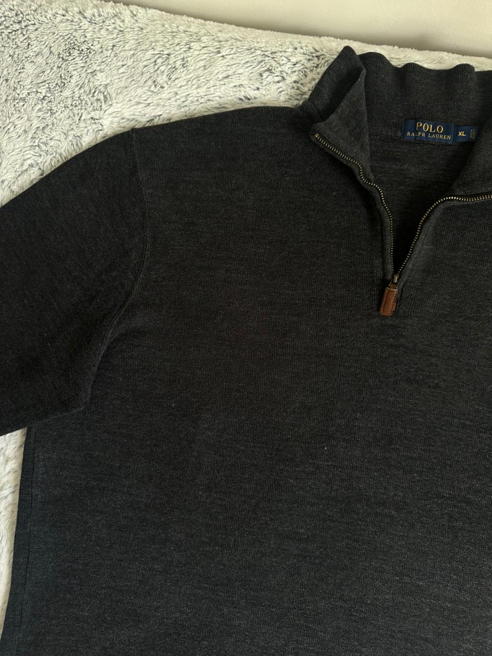 Pull demi zippé RALPH LAUREN Taille XL Spot-Chic