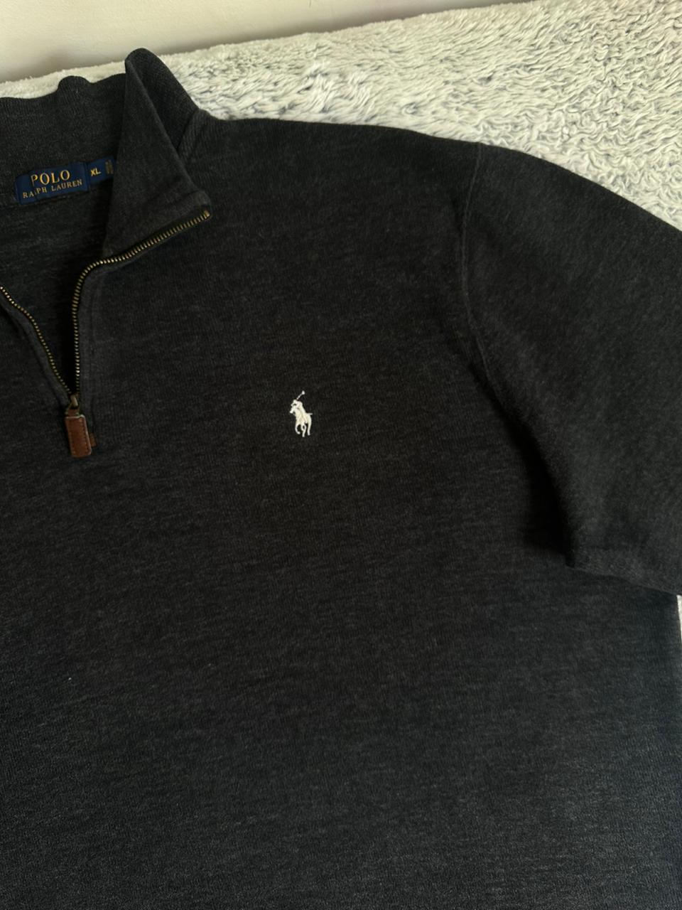 Pull demi zippé RALPH LAUREN Taille XL Spot-Chic