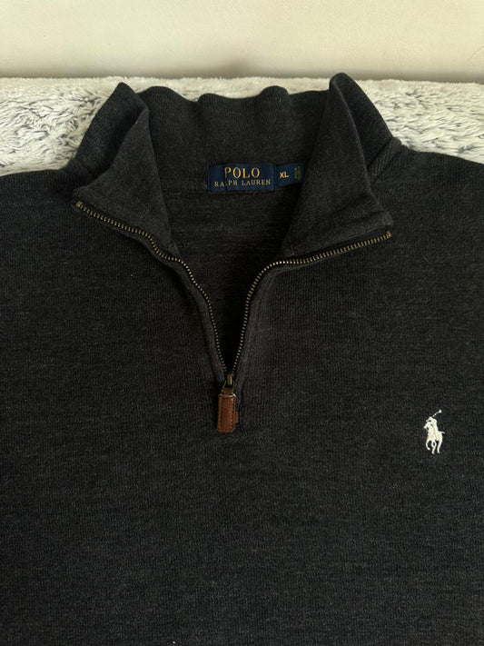 Pull demi zippé RALPH LAUREN Taille XL Spot-Chic