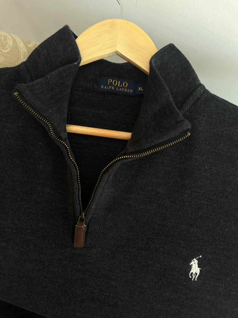 Pull demi zippé RALPH LAUREN Taille XL Spot-Chic