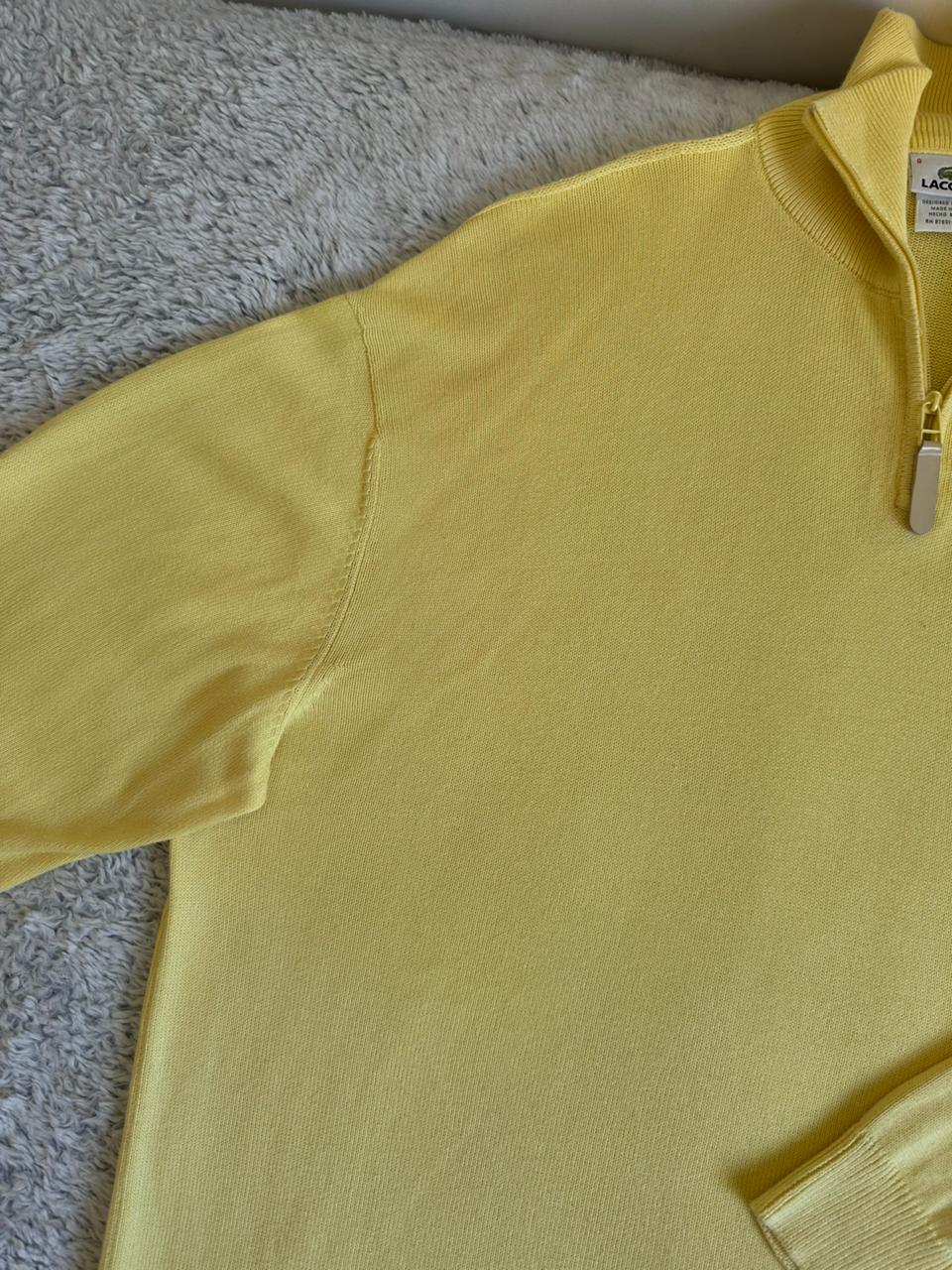 Pull demi zippé LACOSTE Taille XXL Spot-Chic