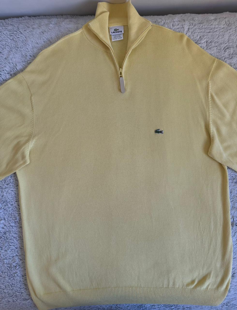 Pull demi zippé LACOSTE Taille XXL