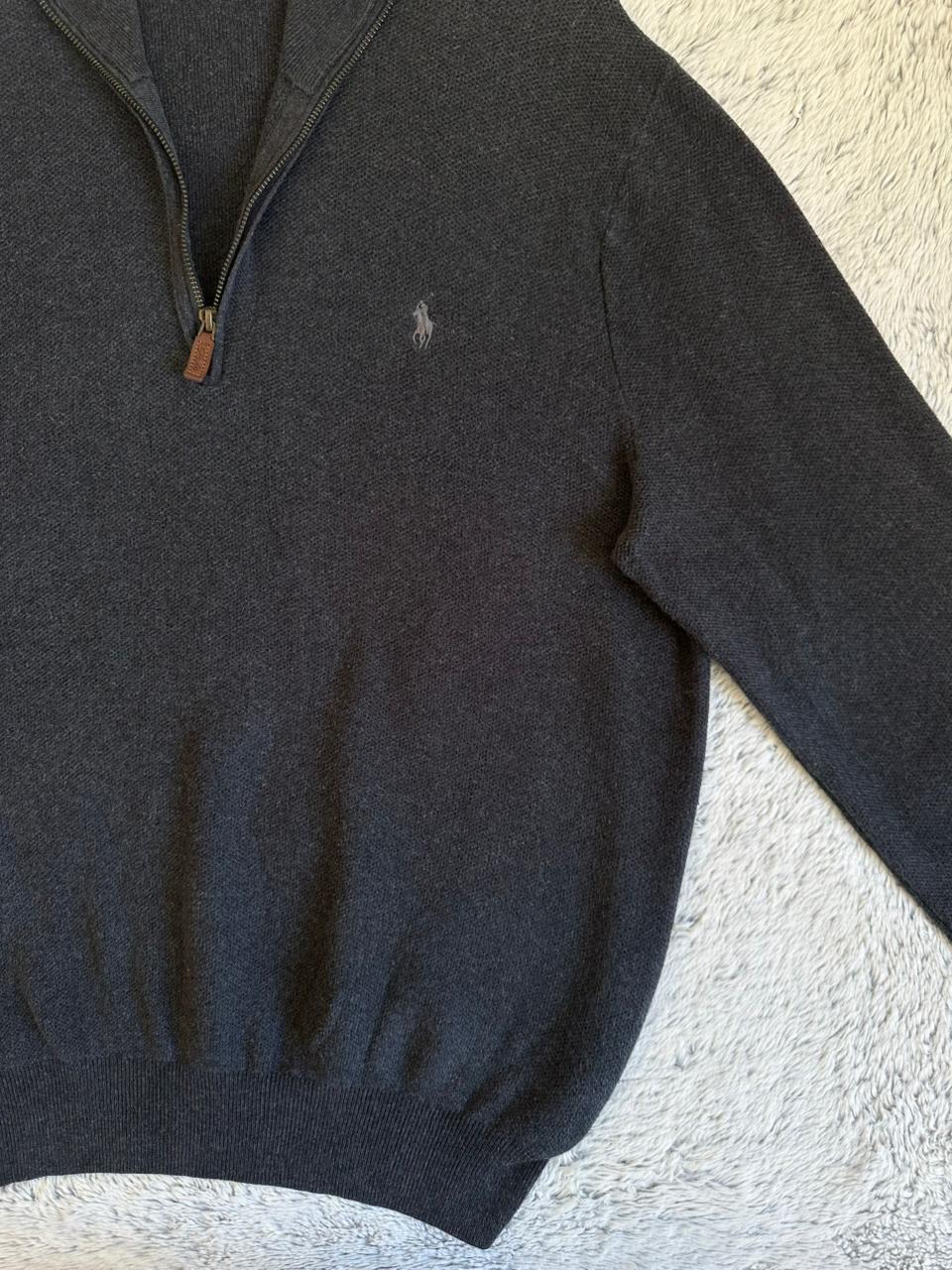 Pull demi zippé RALPH LAUREN Taille XL Spot-Chic