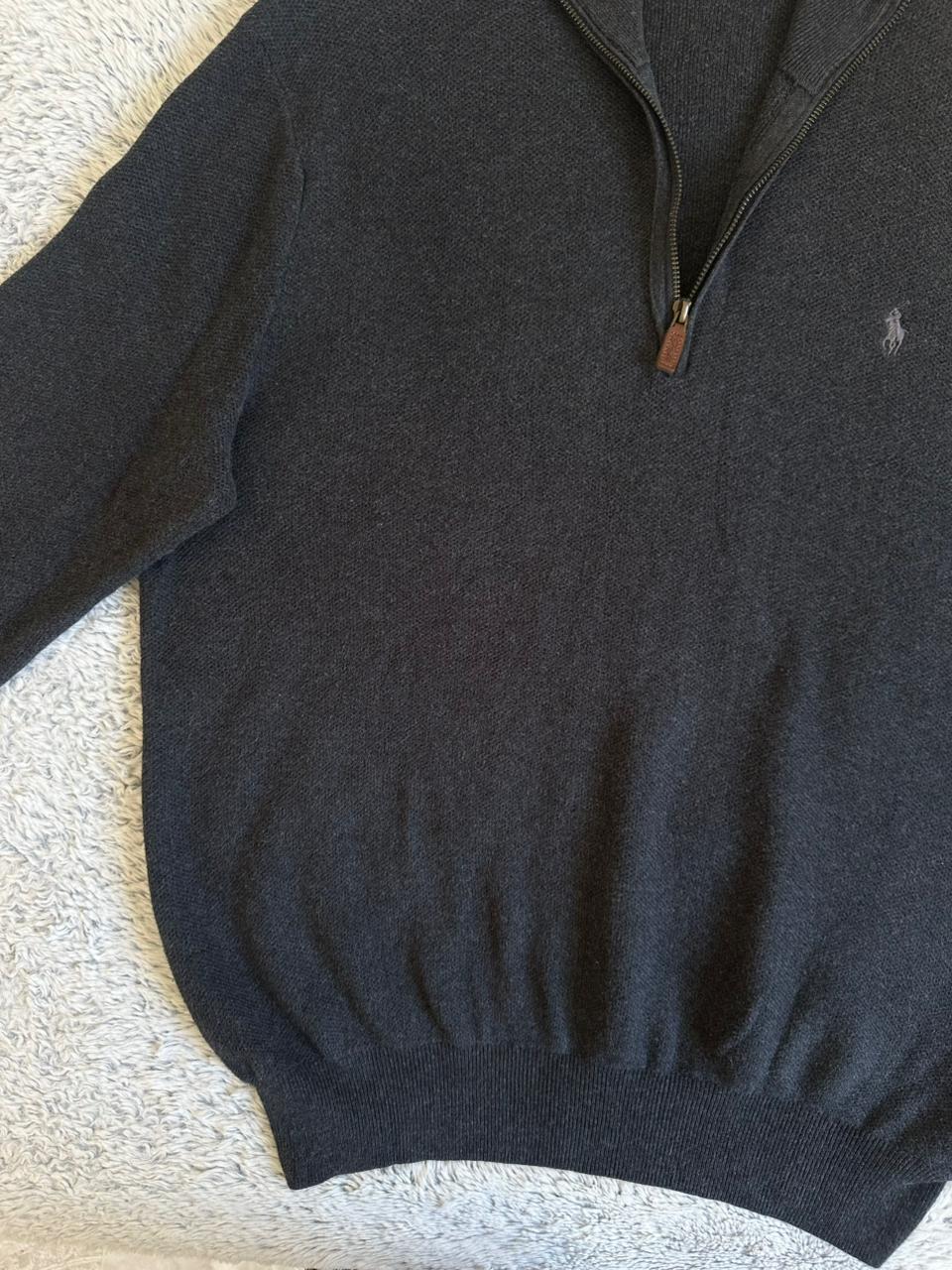 Pull demi zippé RALPH LAUREN Taille XL Spot-Chic