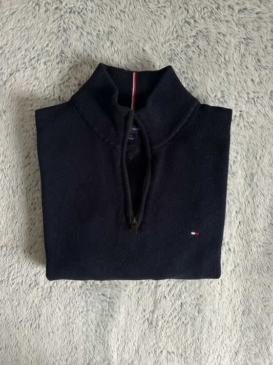 Pull demi zippé TOMMY HILFIGER Taille M Spot-Chic