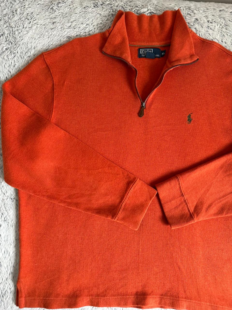 Pull demi zippé RALPH LAUREN Taille XL Spot-Chic