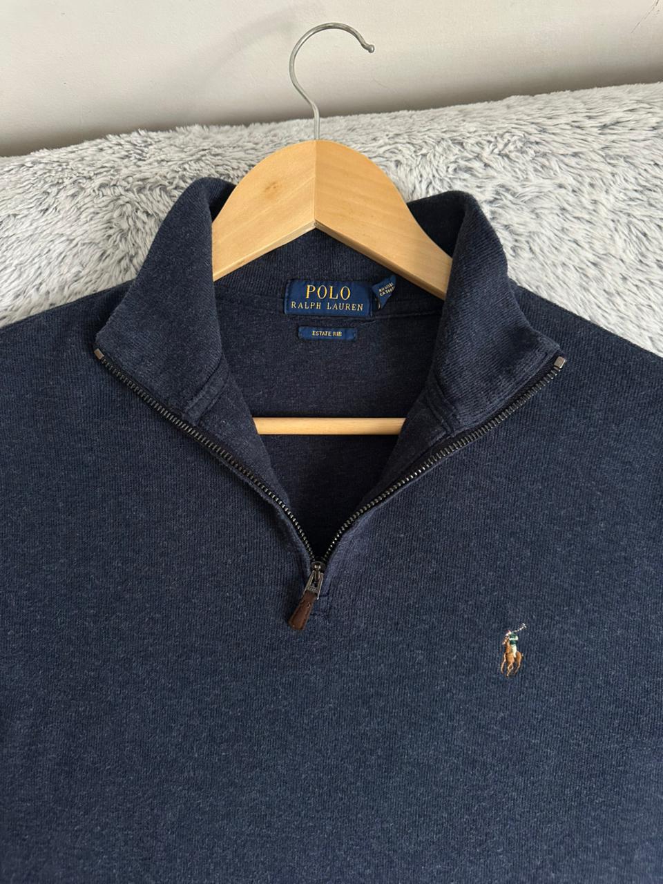 Pull demi zippé RALPH LAUREN Taille M Spot-Chic