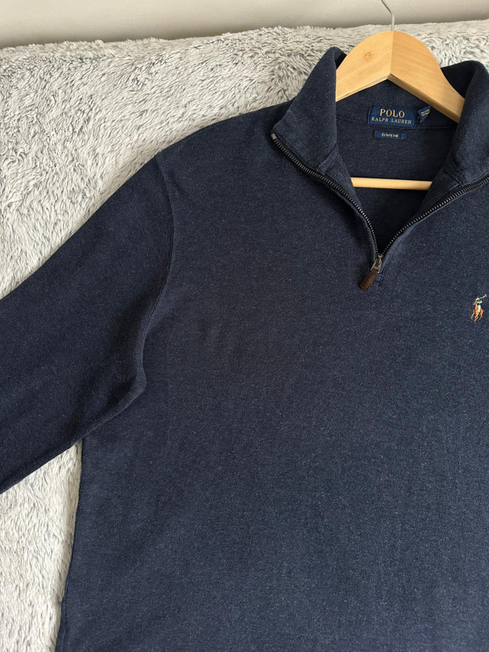 Pull demi zippé RALPH LAUREN Taille M Spot-Chic