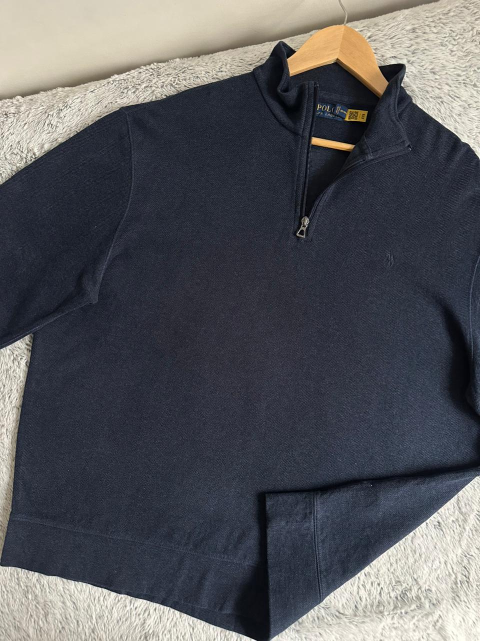 Pull demi zippé RALPH LAUREN Taille XL Spot-Chic