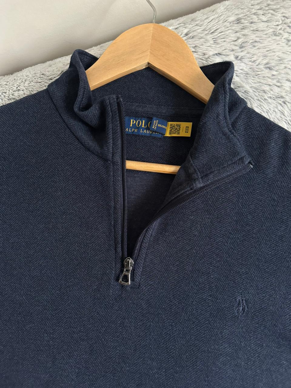 Pull demi zippé RALPH LAUREN Taille XL Spot-Chic