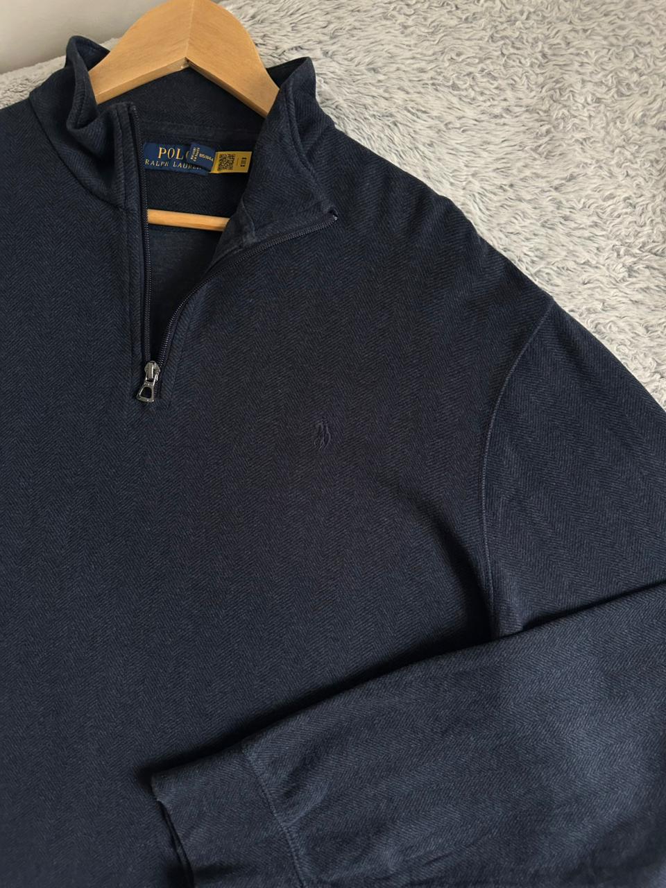 Pull demi zippé RALPH LAUREN Taille XL Spot-Chic