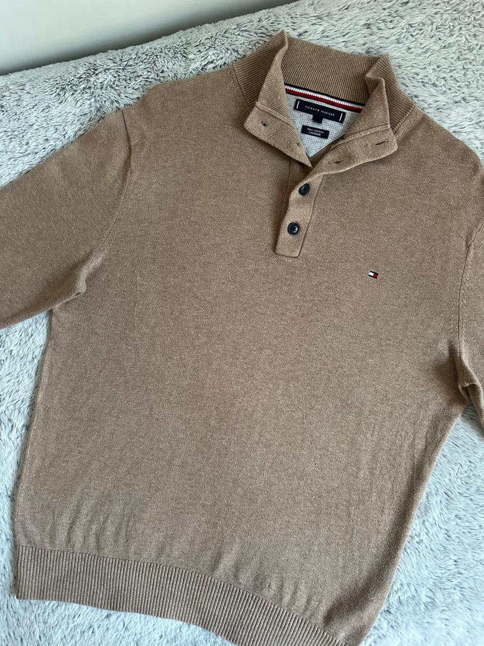 Pull demi boutonné TOMY HILFIGER Taille L Spot-Chic