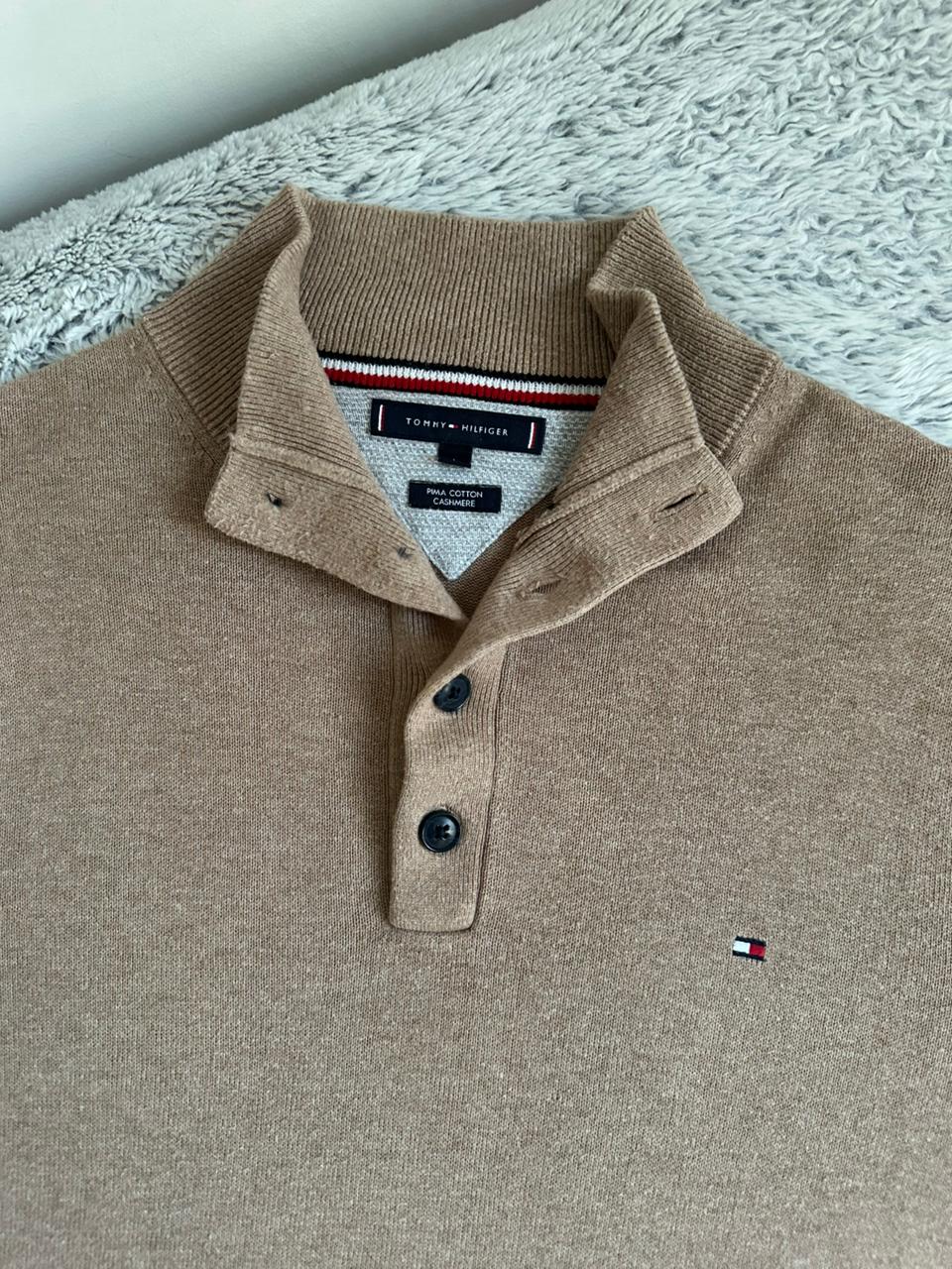 Pull demi boutonné TOMY HILFIGER Taille L Spot-Chic