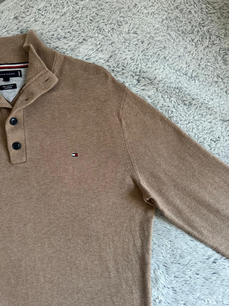Pull demi boutonné TOMY HILFIGER Taille L Spot-Chic