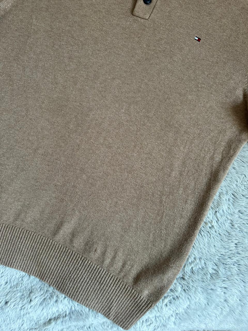 Pull demi boutonné TOMY HILFIGER Taille L Spot-Chic