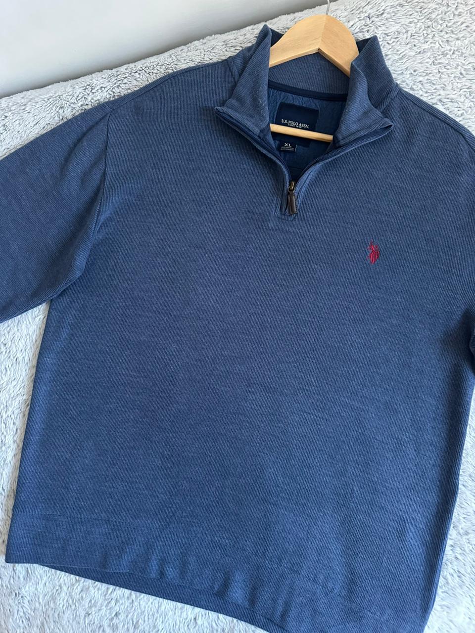 Pull demi zippé US POLO ASSN Taille XL Spot-Chic