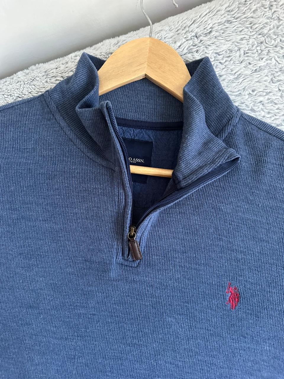 Pull demi zippé US POLO ASSN Taille XL Spot-Chic