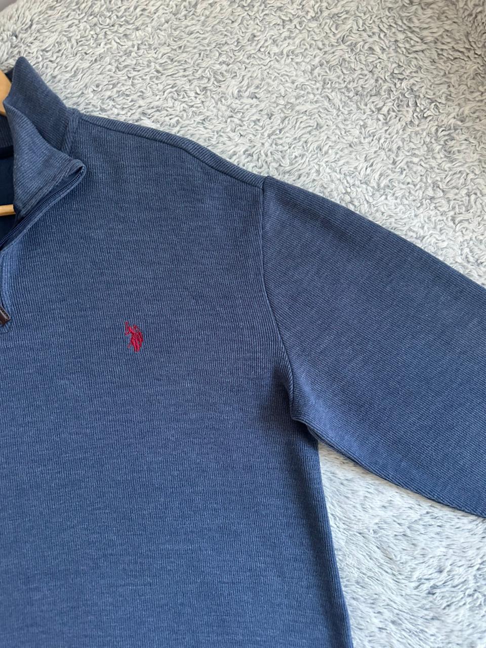 Pull demi zippé US POLO ASSN Taille XL Spot-Chic