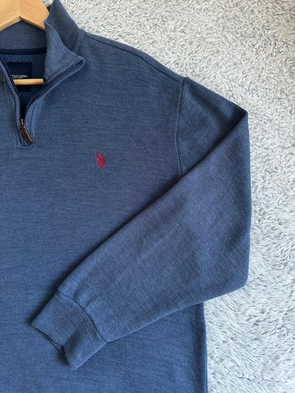 Pull demi zippé US POLO ASSN Taille XL Spot-Chic