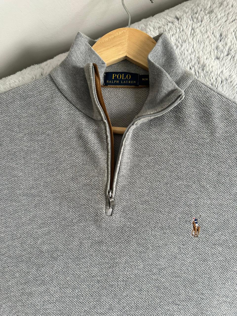 Pull demi zippé RALPH LAUREN Taille M Spot-Chic