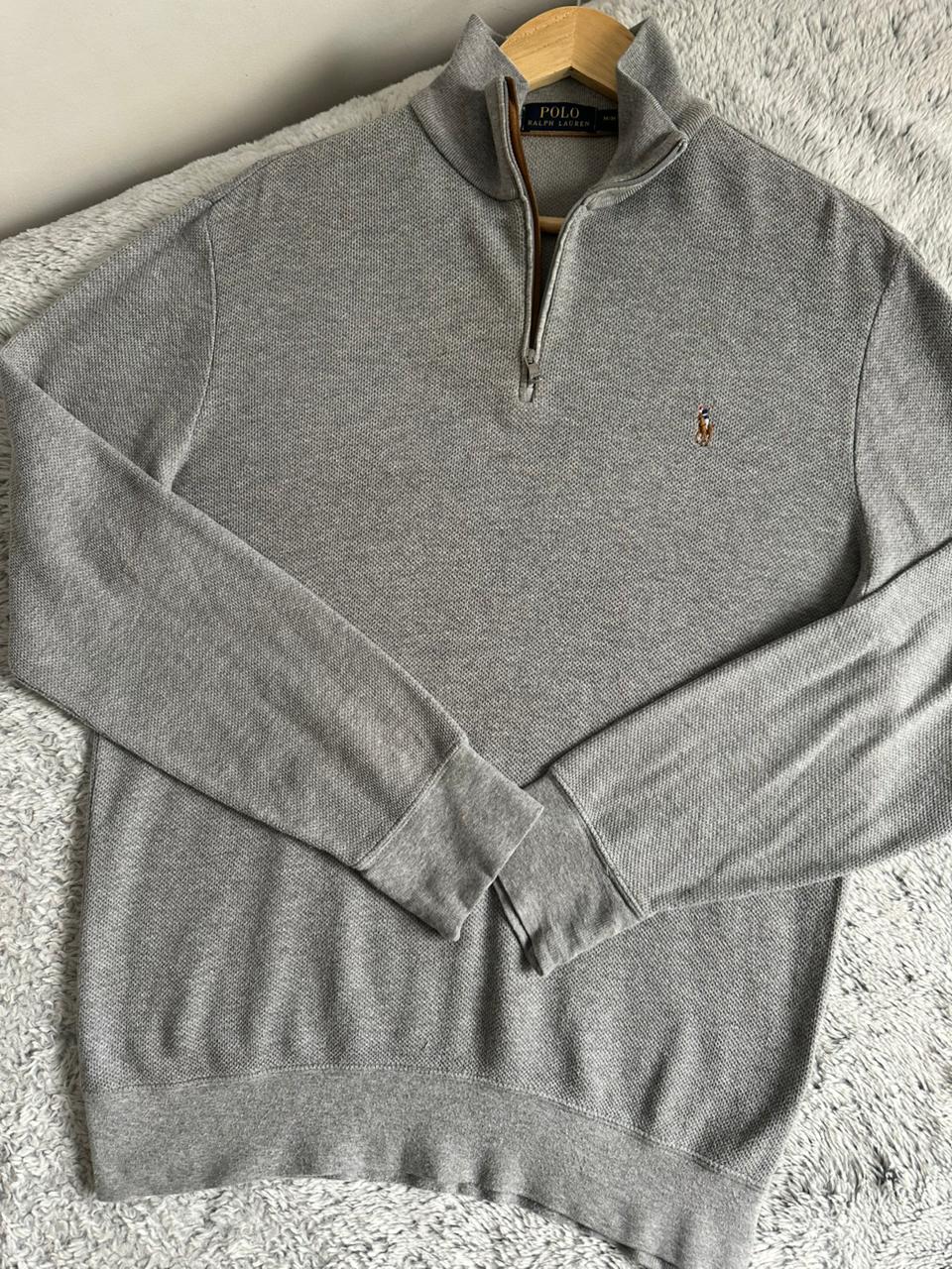 Pull demi zippé RALPH LAUREN Taille M Spot-Chic