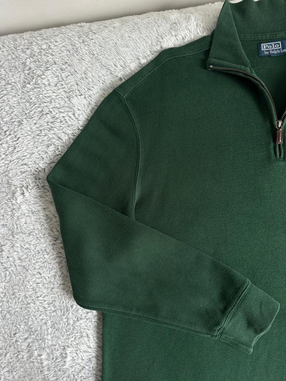 Pull demi zippé RALPH LAUREN Taille L/XL Spot-Chic