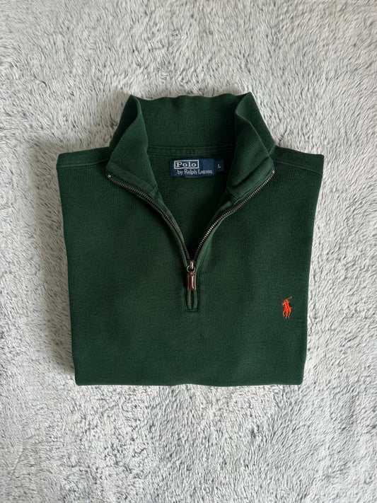 Pull demi zippé RALPH LAUREN Taille L/XL Spot-Chic