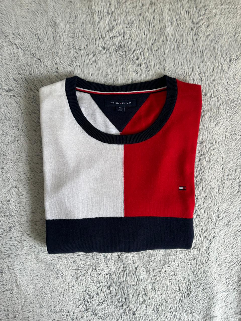 Pull TOMMY HILFIGER Taille XL Spot-Chic