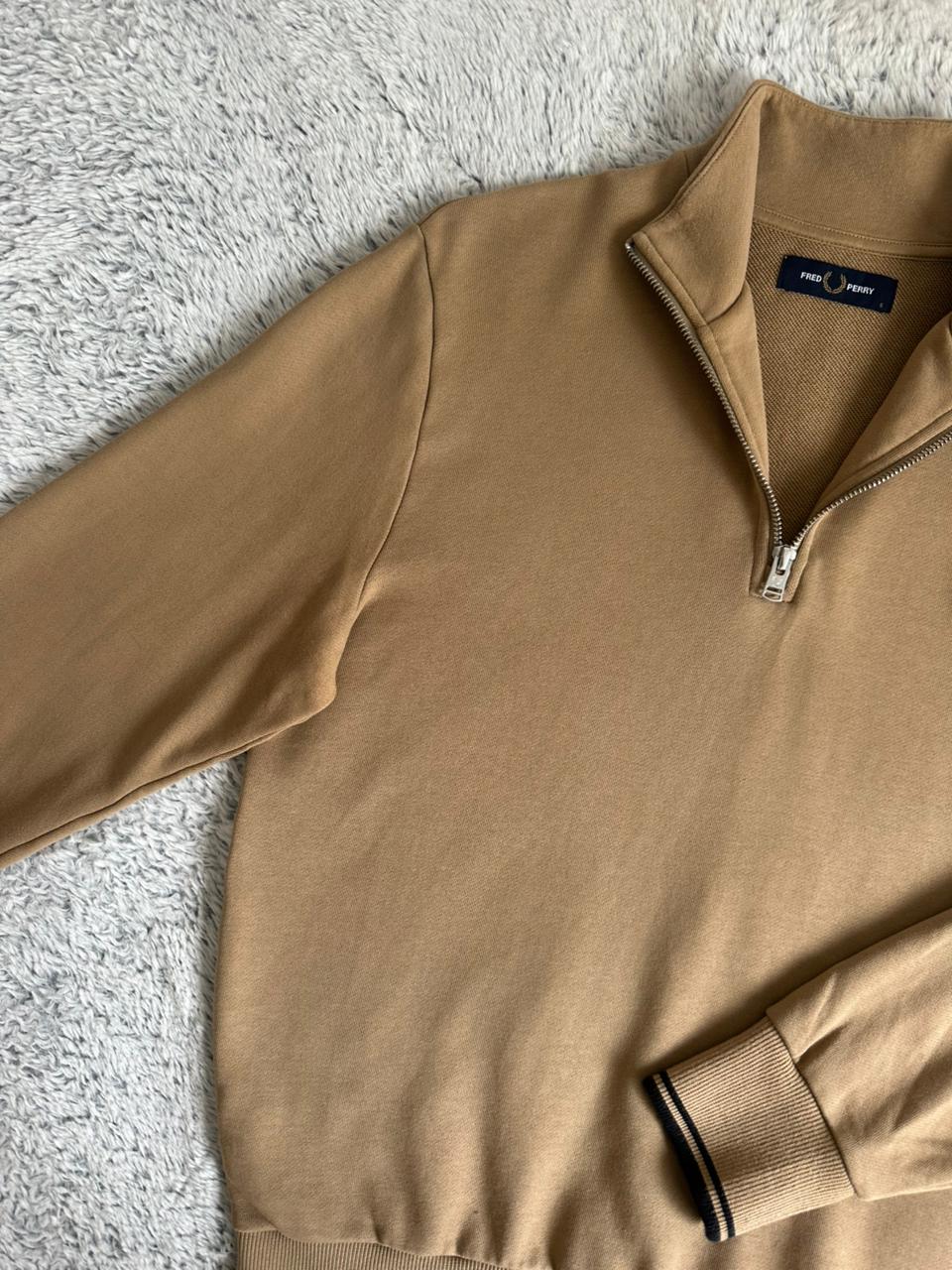 Pull demi zippé FRED PERRY Taille M Spot-Chic