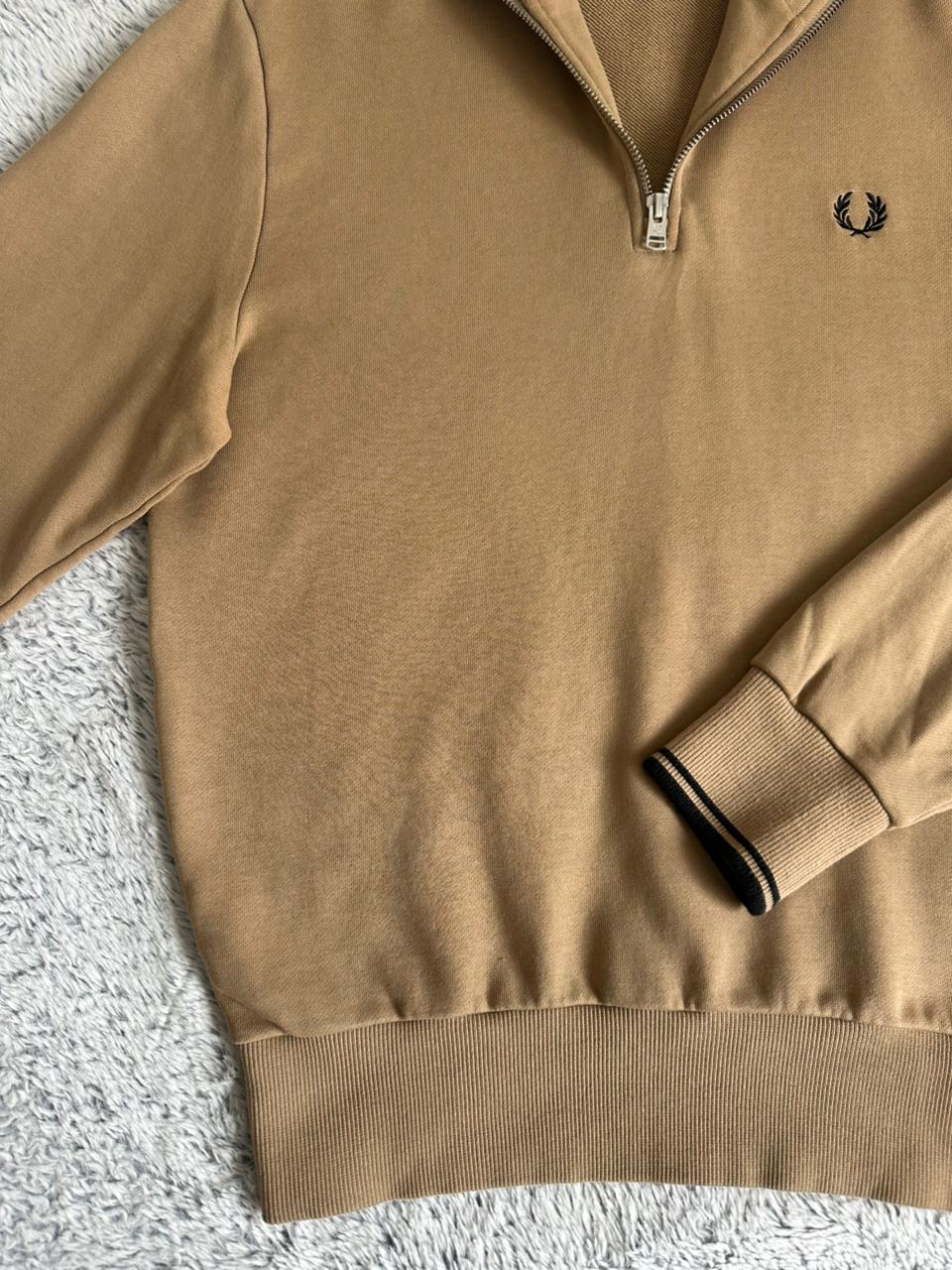 Pull demi zippé FRED PERRY Taille M Spot-Chic