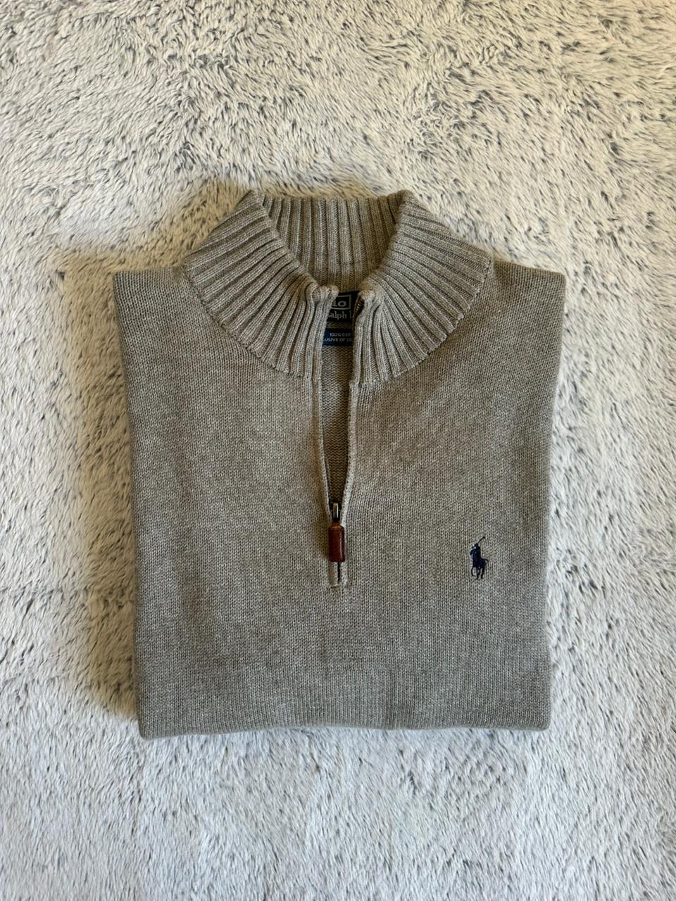 Pull demi zippé RALPH LAUREN Taille M Spot-Chic