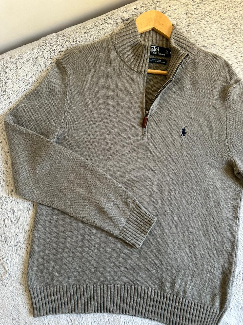 Pull demi zippé RALPH LAUREN Taille M Spot-Chic