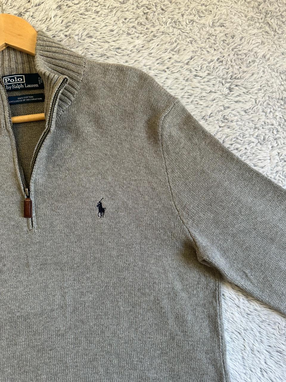 Pull demi zippé RALPH LAUREN Taille M Spot-Chic