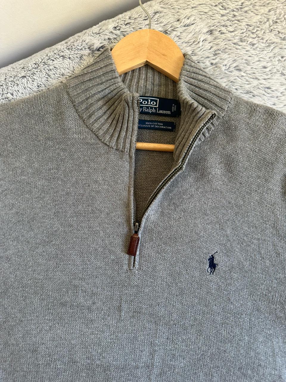 Pull demi zippé RALPH LAUREN Taille M Spot-Chic