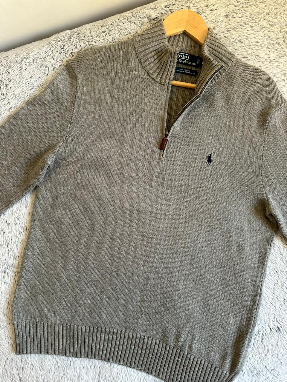 Pull demi zippé RALPH LAUREN Taille M Spot-Chic